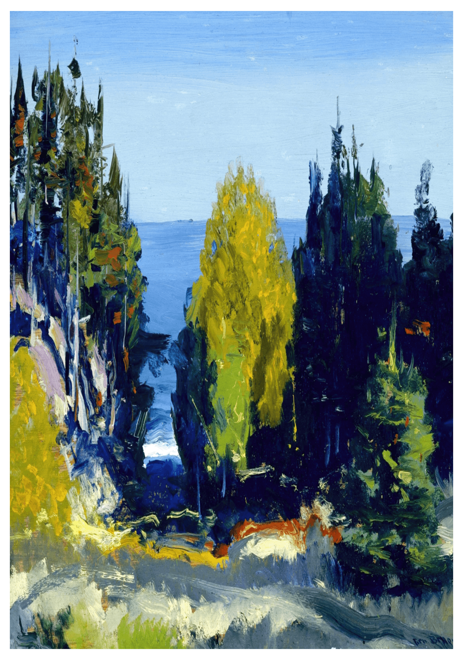 George Wesley Bellows - The Grove 'Monhegan' - Hakyarts