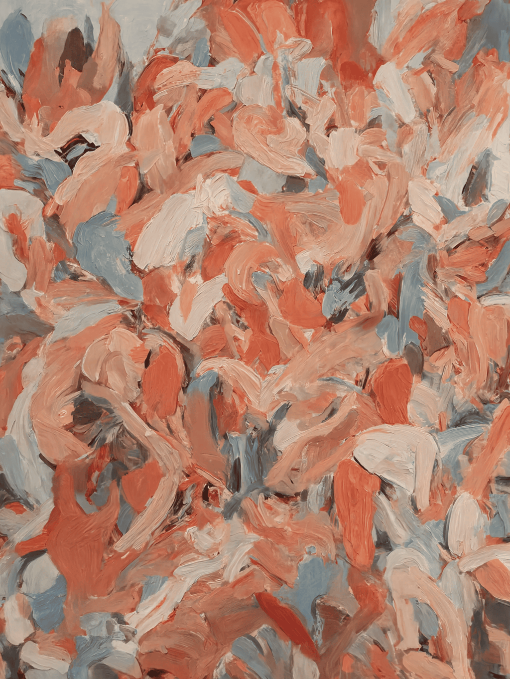 Gestural Crowd | Expressive Figurative Wall Art Print