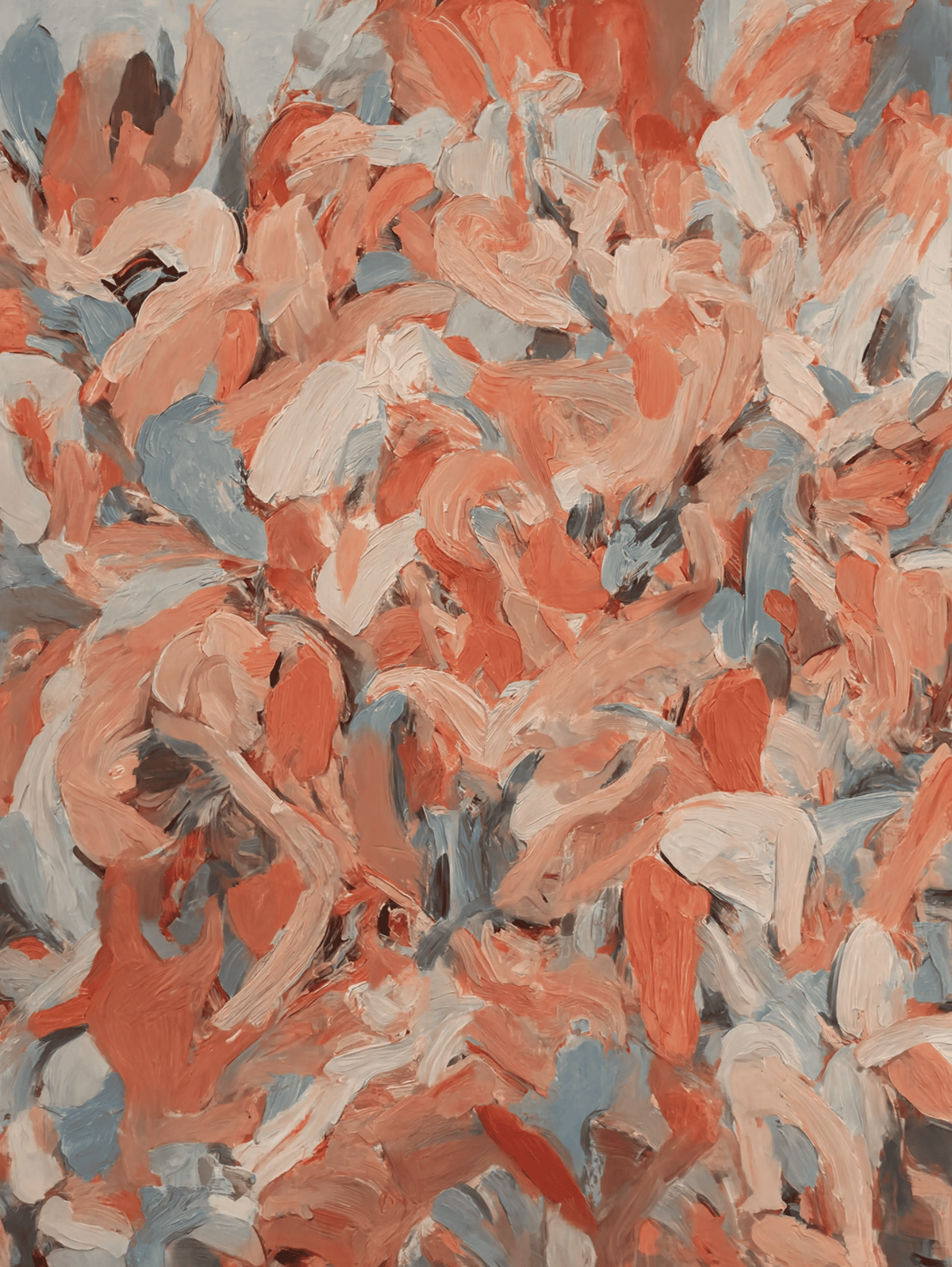 Gestural Crowd | Expressive Figurative Wall Art Print