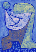 Gezeichnetes Mädchen (1939) by Paul Klee – Modern Expressionist Art Print - Hakyarts