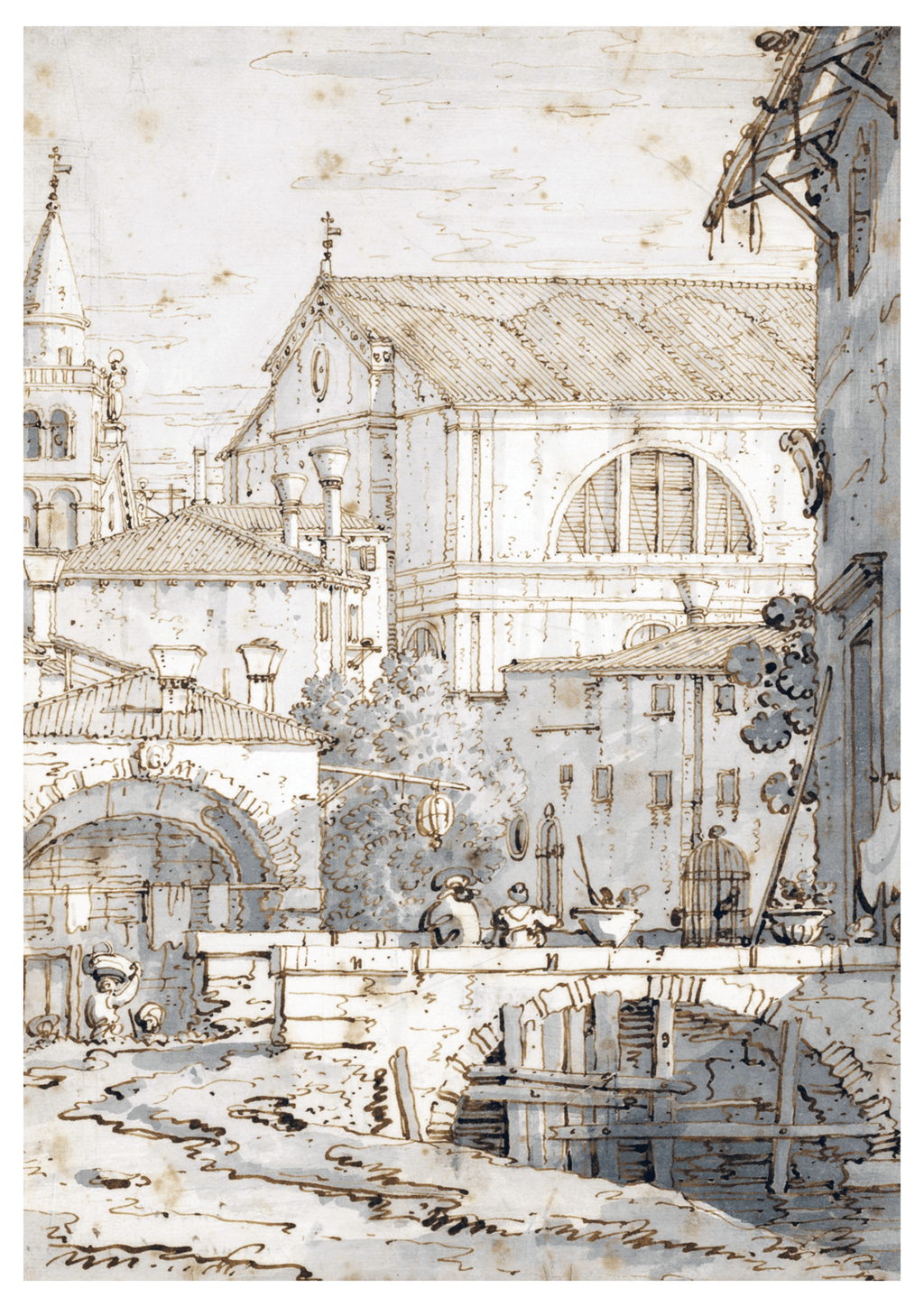 Giovanni Antonio Canal - Architectural Capriccio - Hakyarts