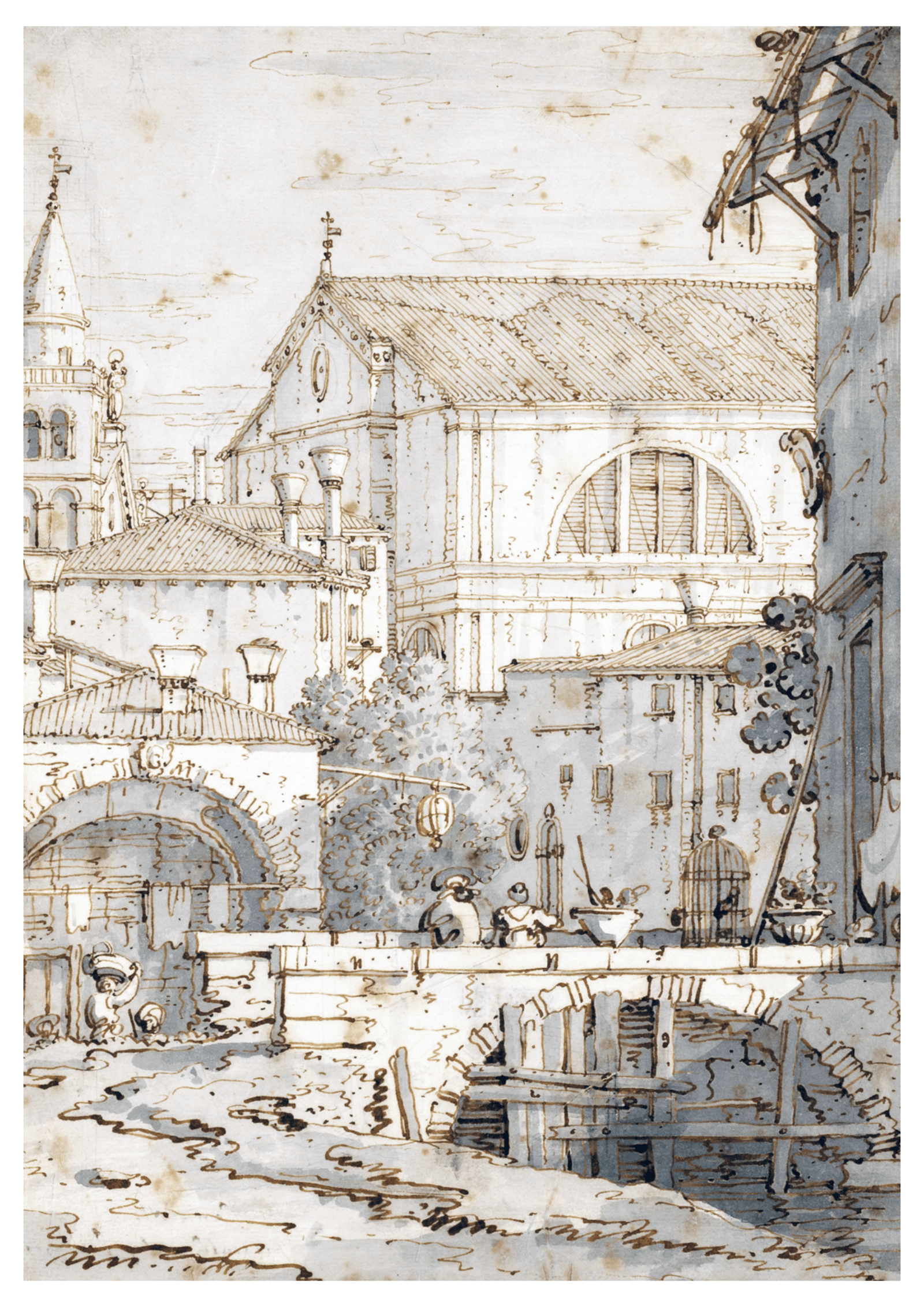 Giovanni Antonio Canal - Architectural Capriccio - Hakyarts