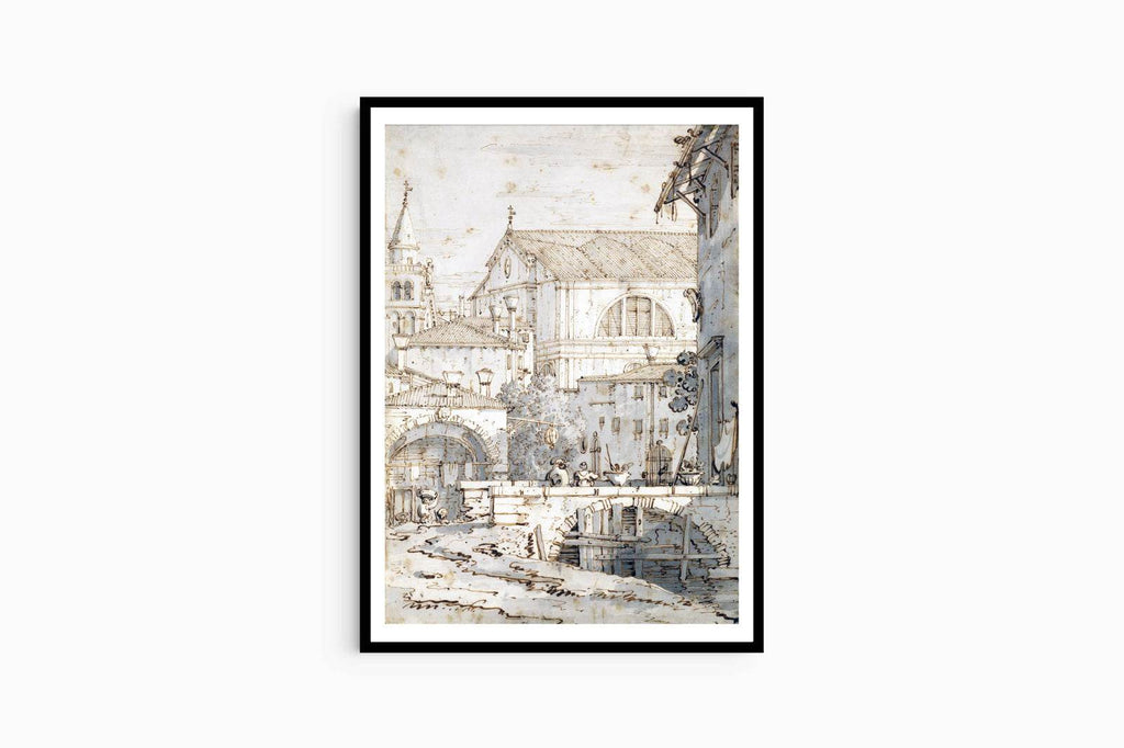 Giovanni Antonio Canal - Architectural Capriccio - Hakyarts