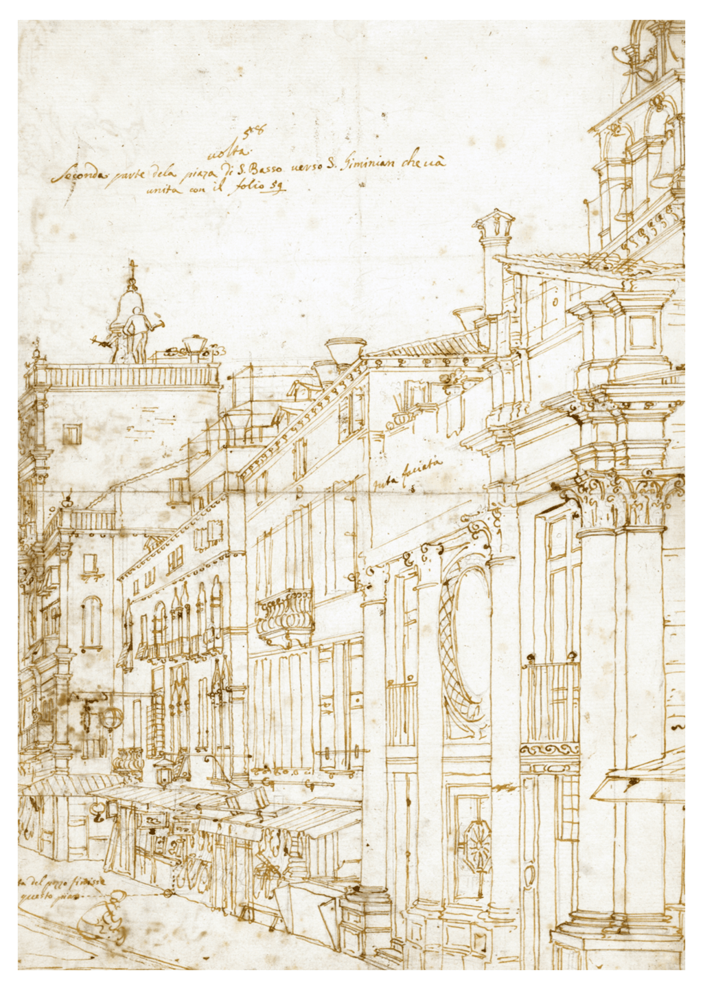 Giovanni Antonio Canal - The Campo S. Basso - Hakyarts