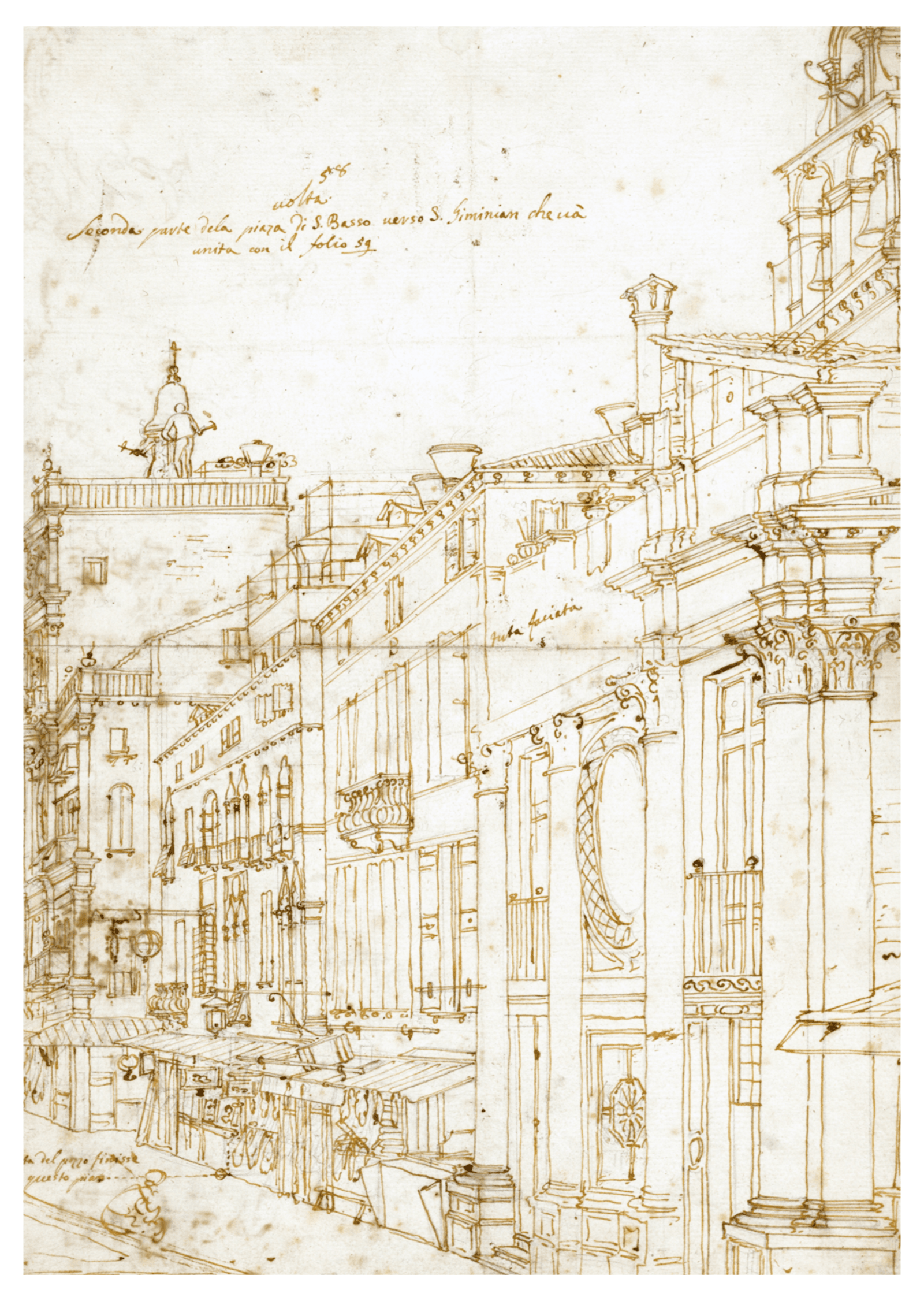 Giovanni Antonio Canal - The Campo S. Basso - Hakyarts