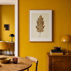Sepia Leaf Study II | Contemporary Botanical Wall Art Print