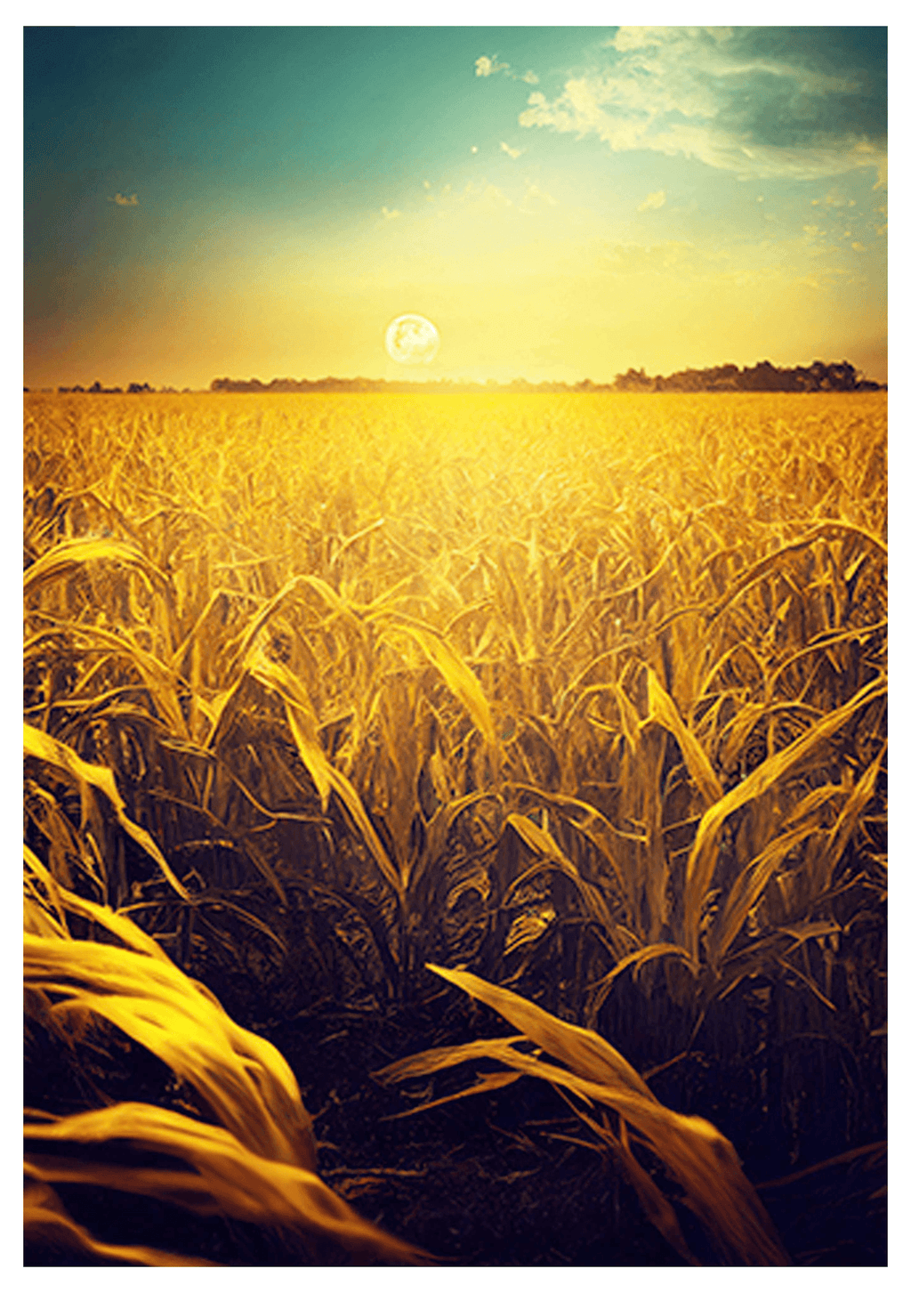 Golden Sun Poster - Hakyarts