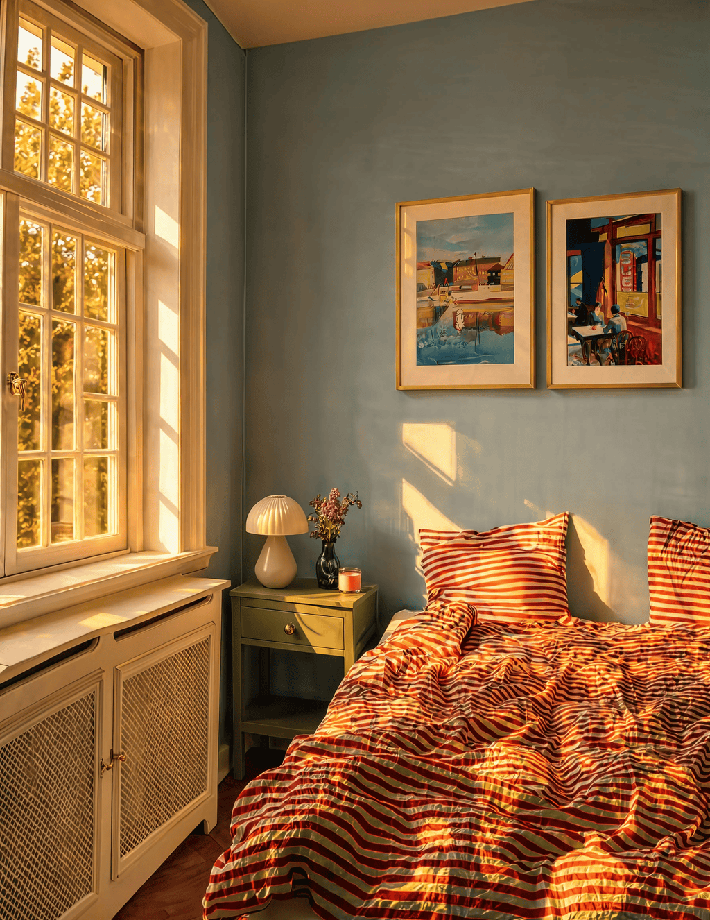 Set of 2 Fine Art Prints – Edward Hopper’s Chop Suey & Edvard Weie’s View of Nyhavn Gallery Set