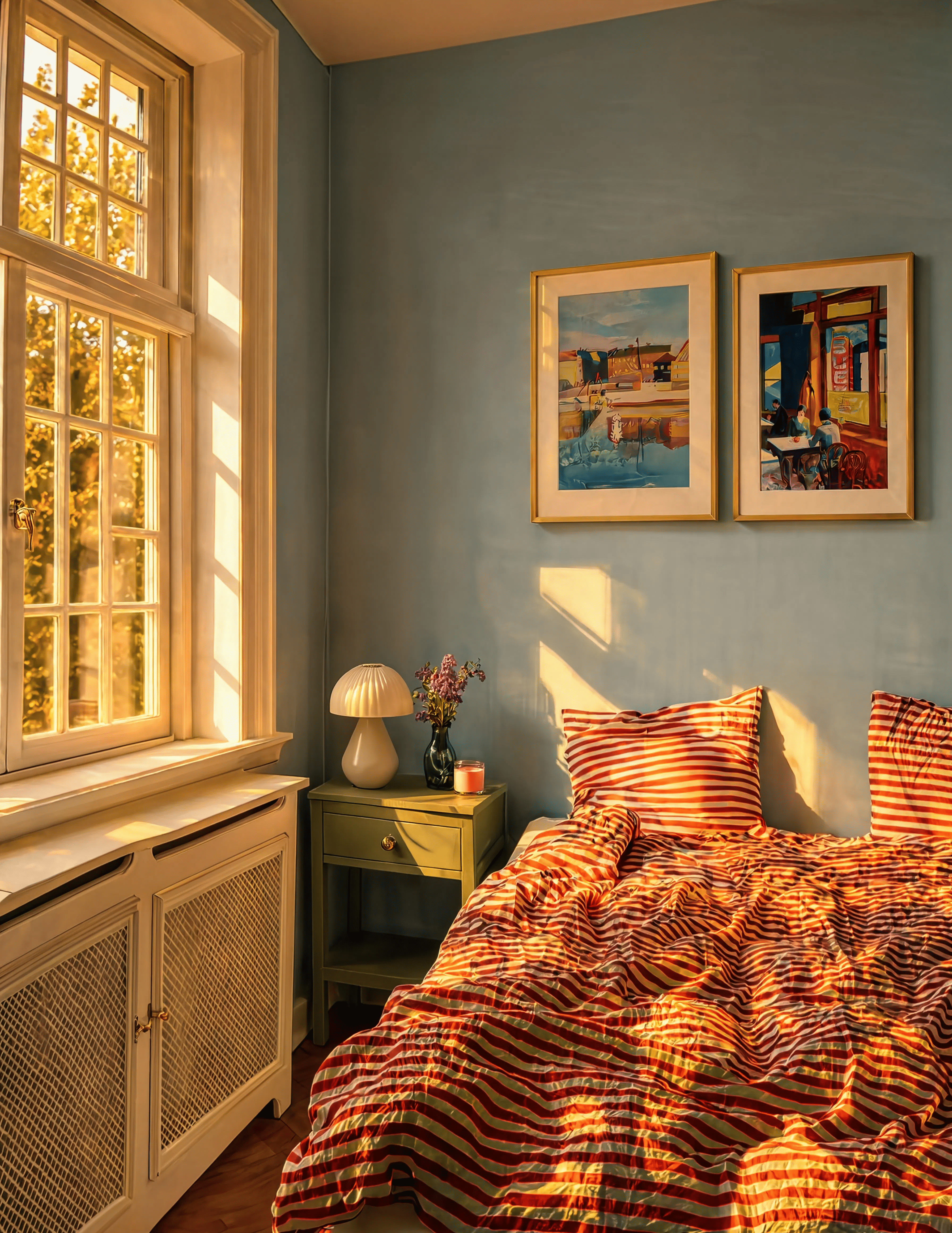 Set of 2 Fine Art Prints – Edward Hopper’s Chop Suey & Edvard Weie’s View of Nyhavn Gallery Set