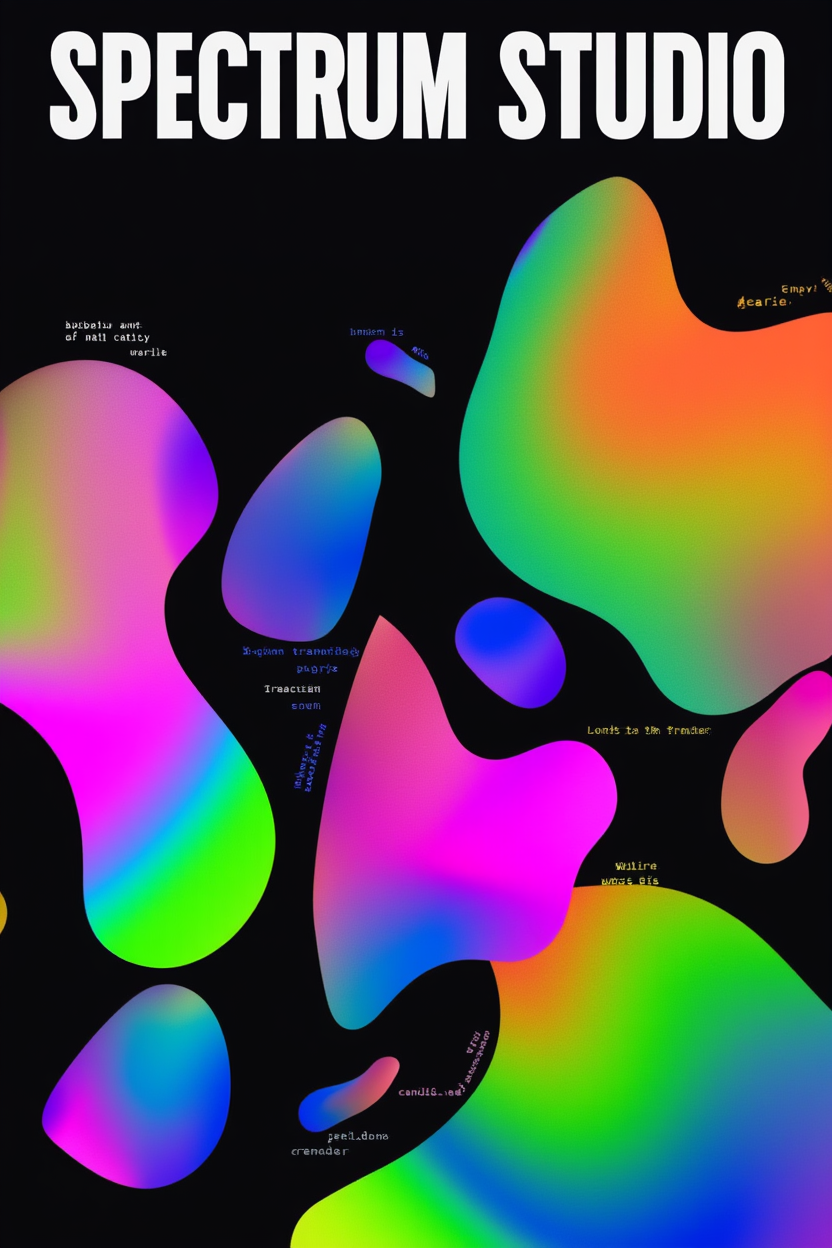 Spectrum Studio – Modern Abstract Wall Art Print