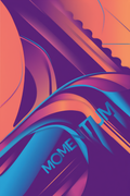 Vivid Momentum Gradient – Modern Lab Poster