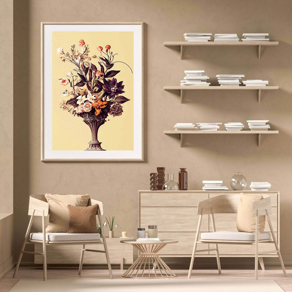 Graphic Flowers Poster - Hakyarts