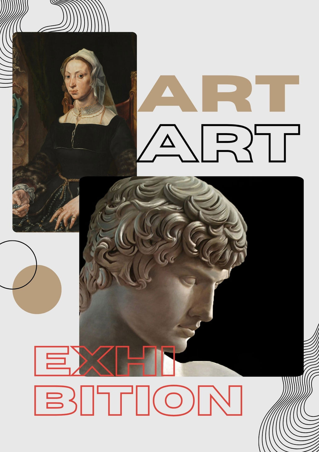 Greek Art Exhibition Poster