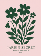 Le Jardin Secret – Printed Collection No. 3 | Contemporary Botanical Wall Art Print
