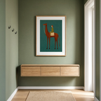 Rider on the Camel | Vintage Desert Travel Wall Art Print