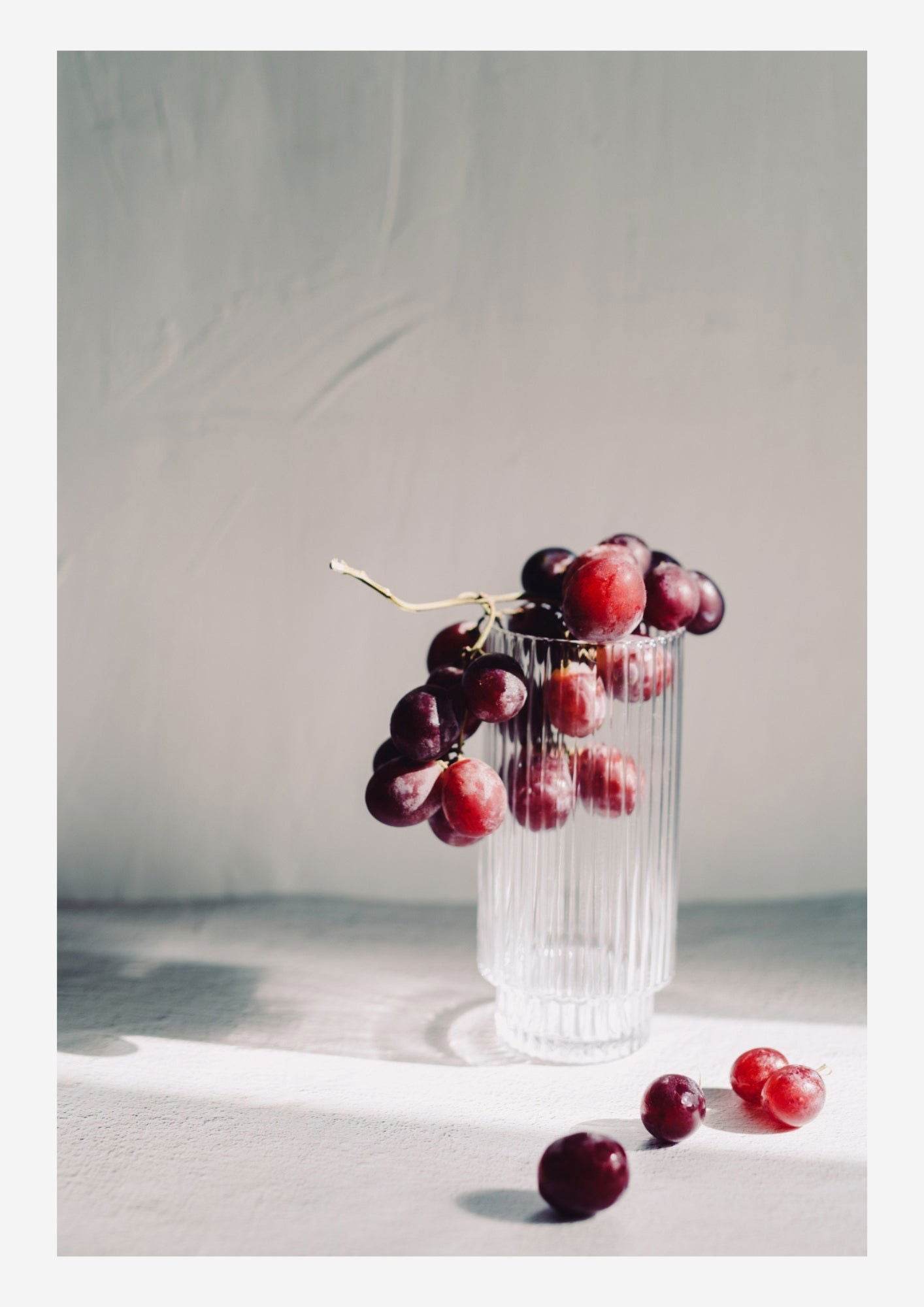 Hanging Grapes Poster - Hakyarts