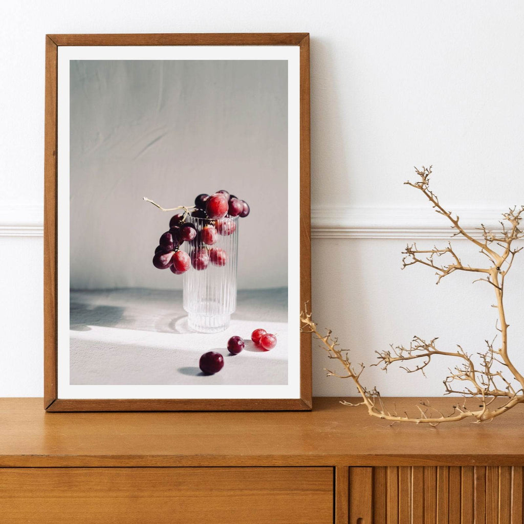 Hanging Grapes Poster - Hakyarts