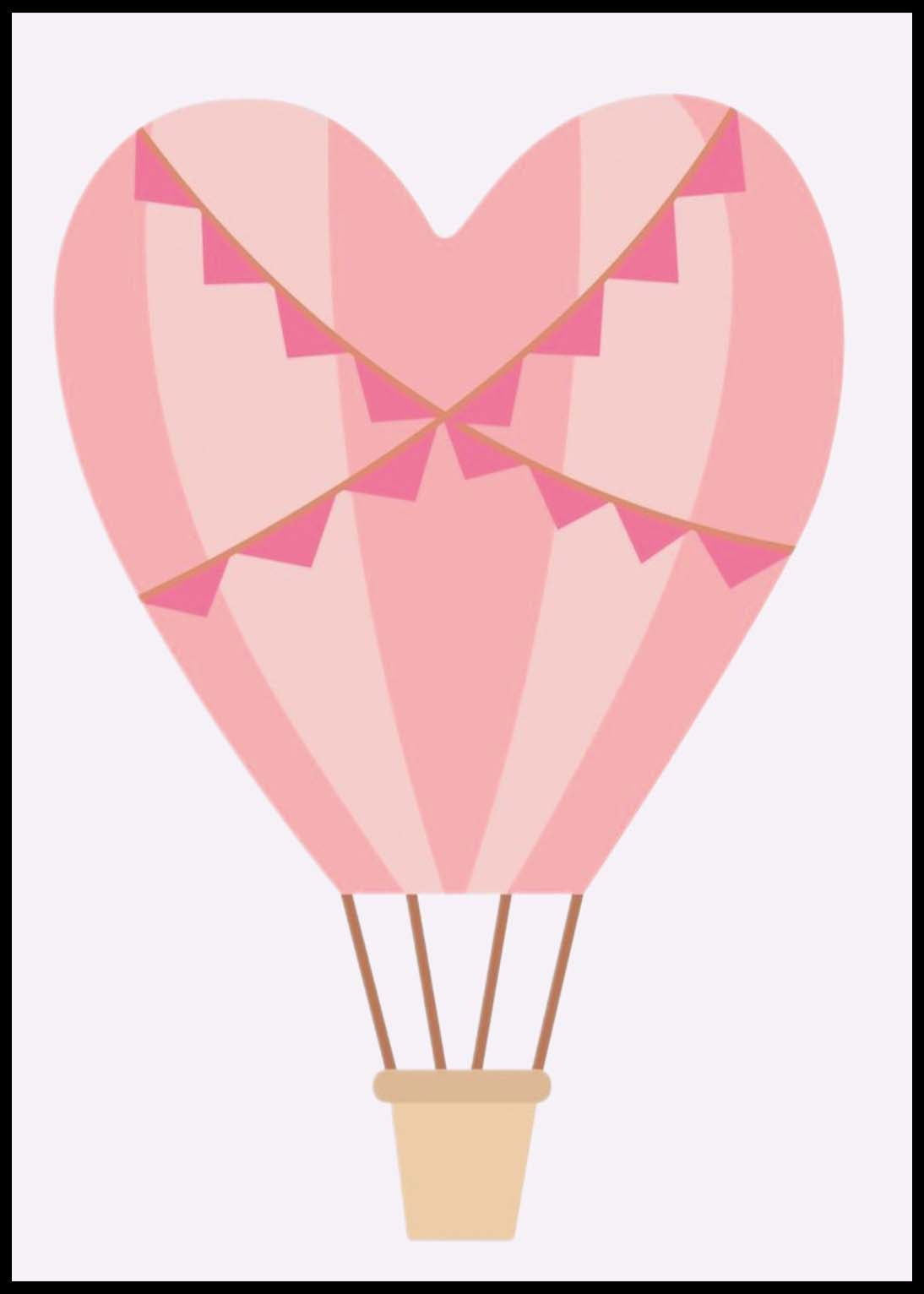 Heart Hot Air Balloon