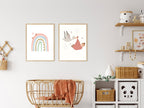 Hearts with Rainbow