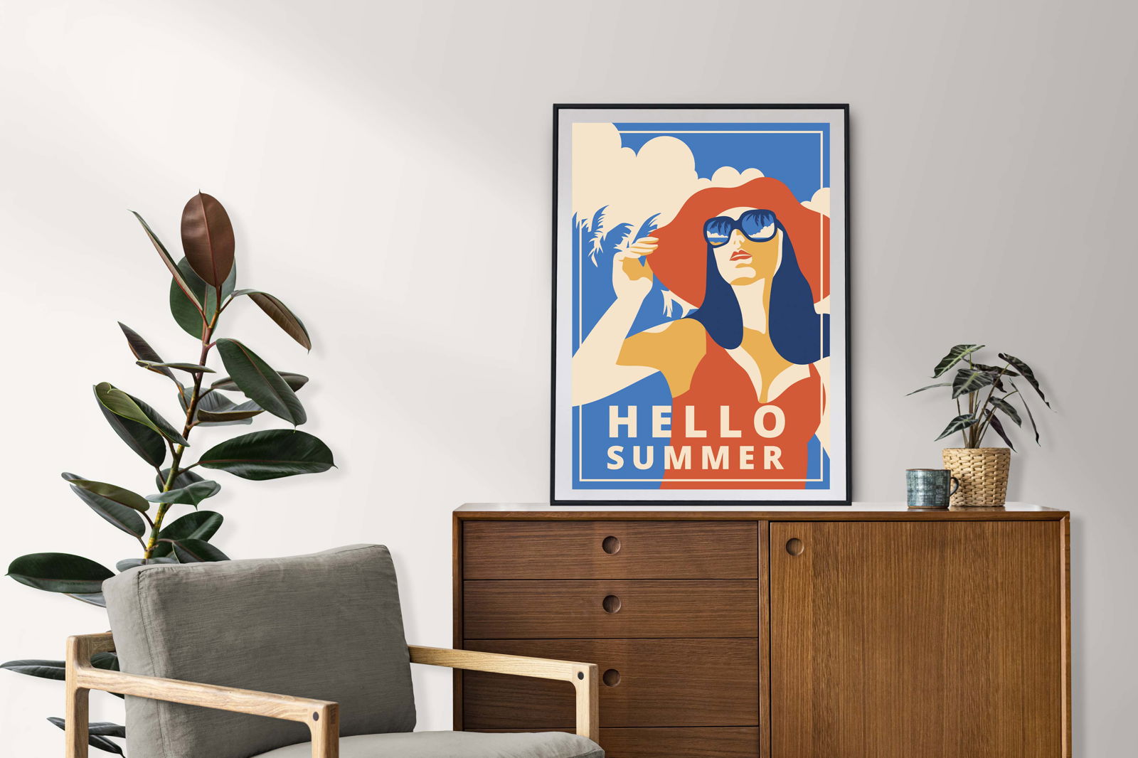 Hello Summer No 3 Poster
