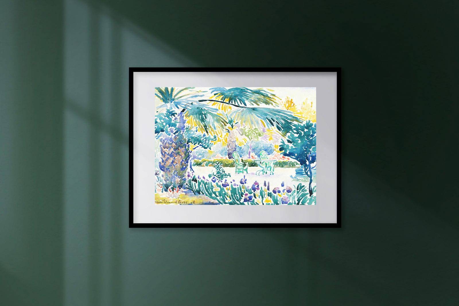 Henri-Edmond Cross - Garden of the Painter at Saint Clair