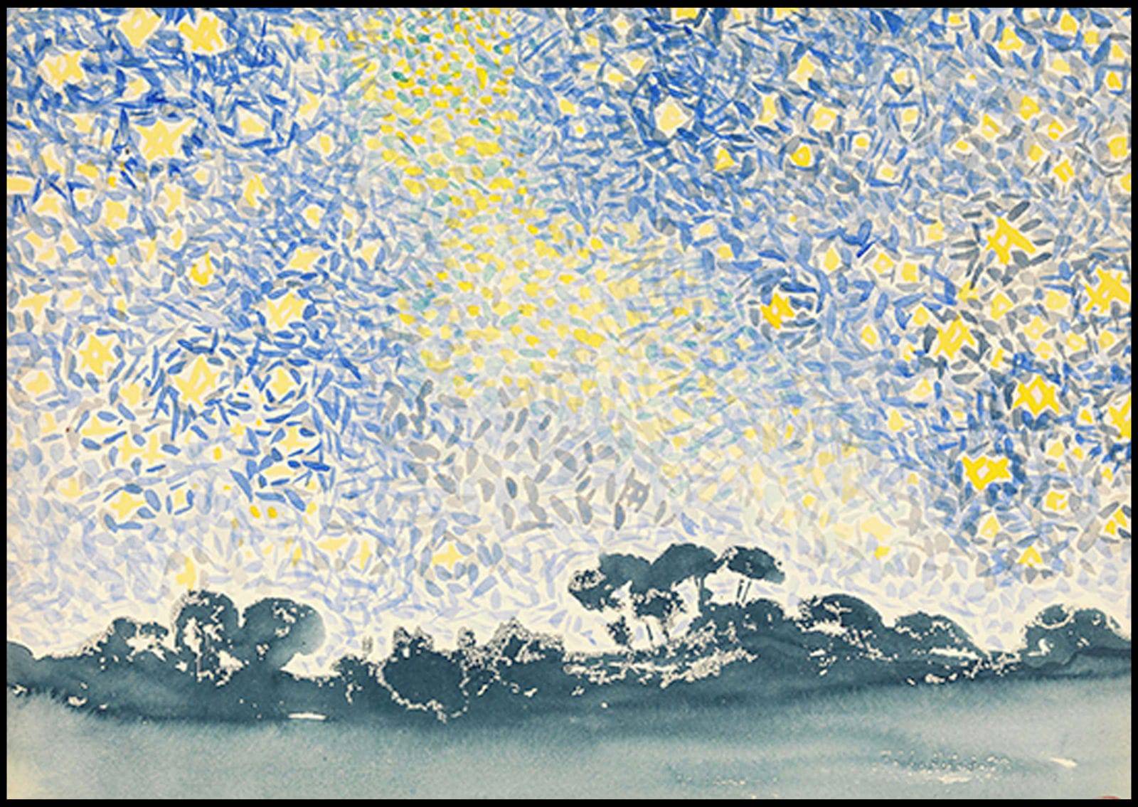 Henri-Edmond Cross - Landscape with Stars