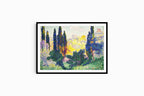 Henri-Edmond Cross - Les Cyprès à Cagnes