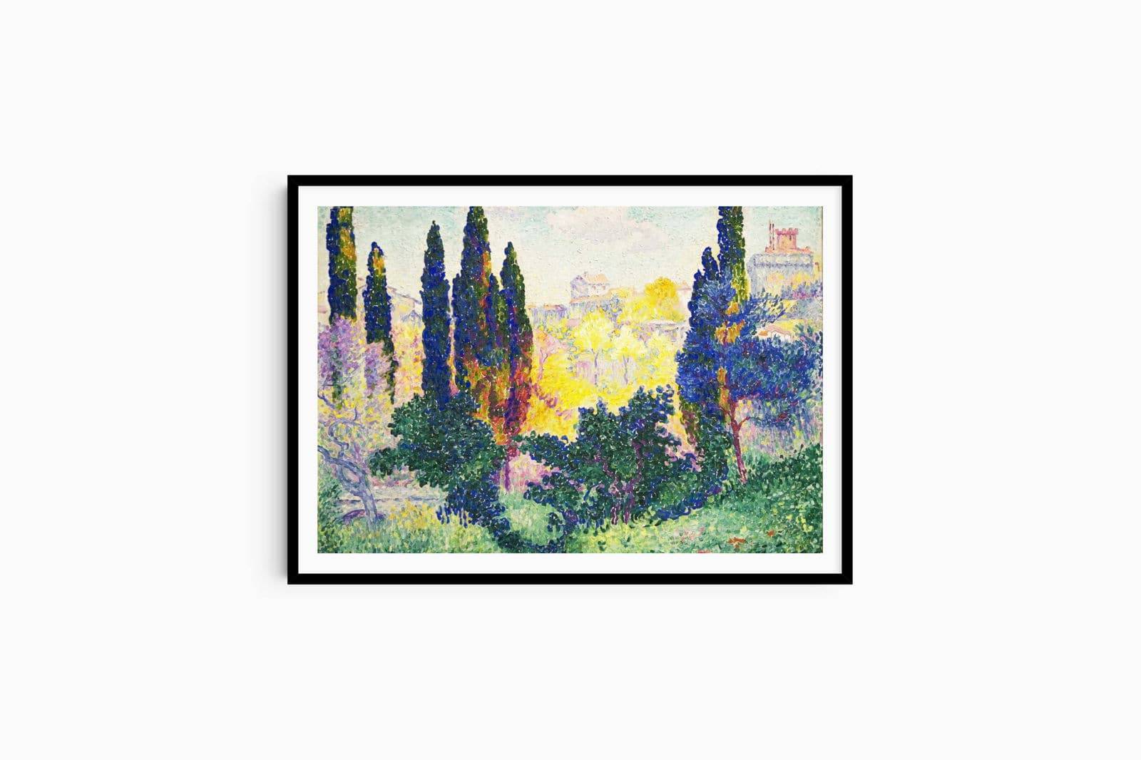 Henri-Edmond Cross - Les Cyprès à Cagnes