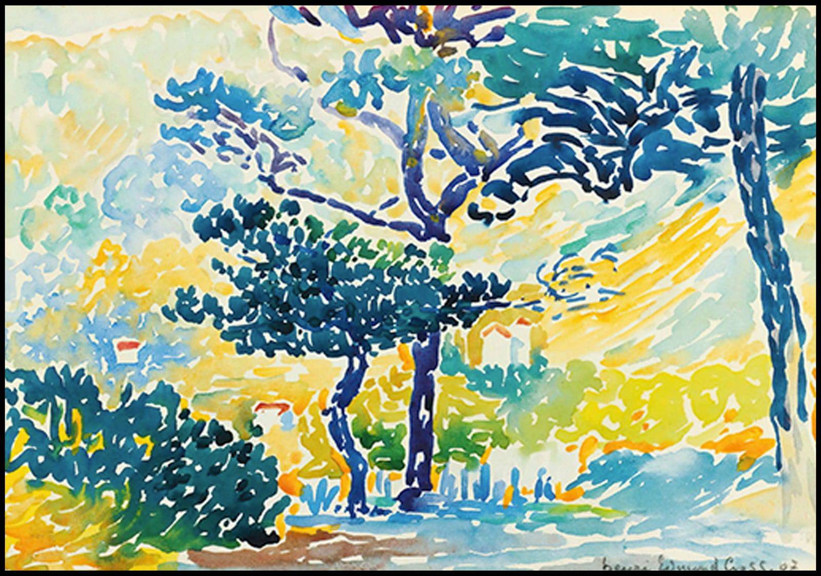 Henri-Edmond Cross - Paysage Provençal