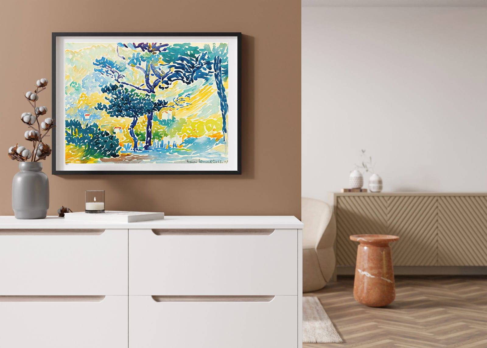 Henri-Edmond Cross - Paysage Provençal