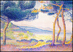 Henri-Edmond Cross - Pines Along the Shore