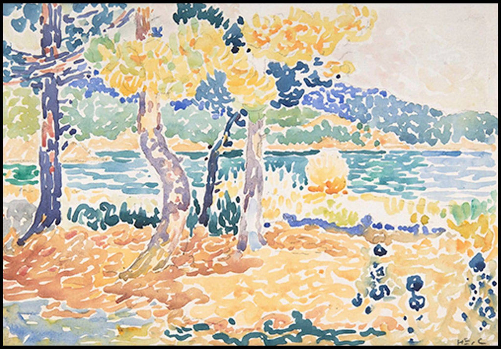 Henri-Edmond Cross - Pines on the Coastline