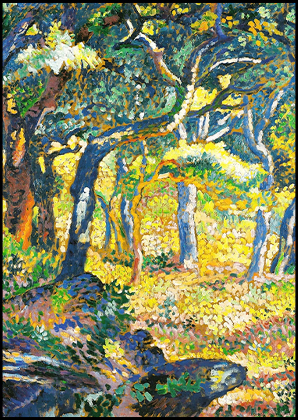 Henri-Edmond Cross - Une Clairière en Provence