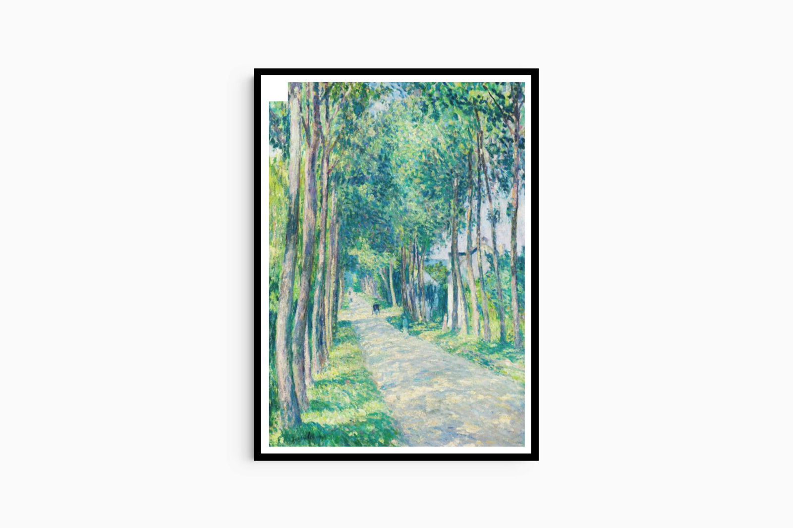 Henri Lebasque - Attelage sur une route ensoleillée