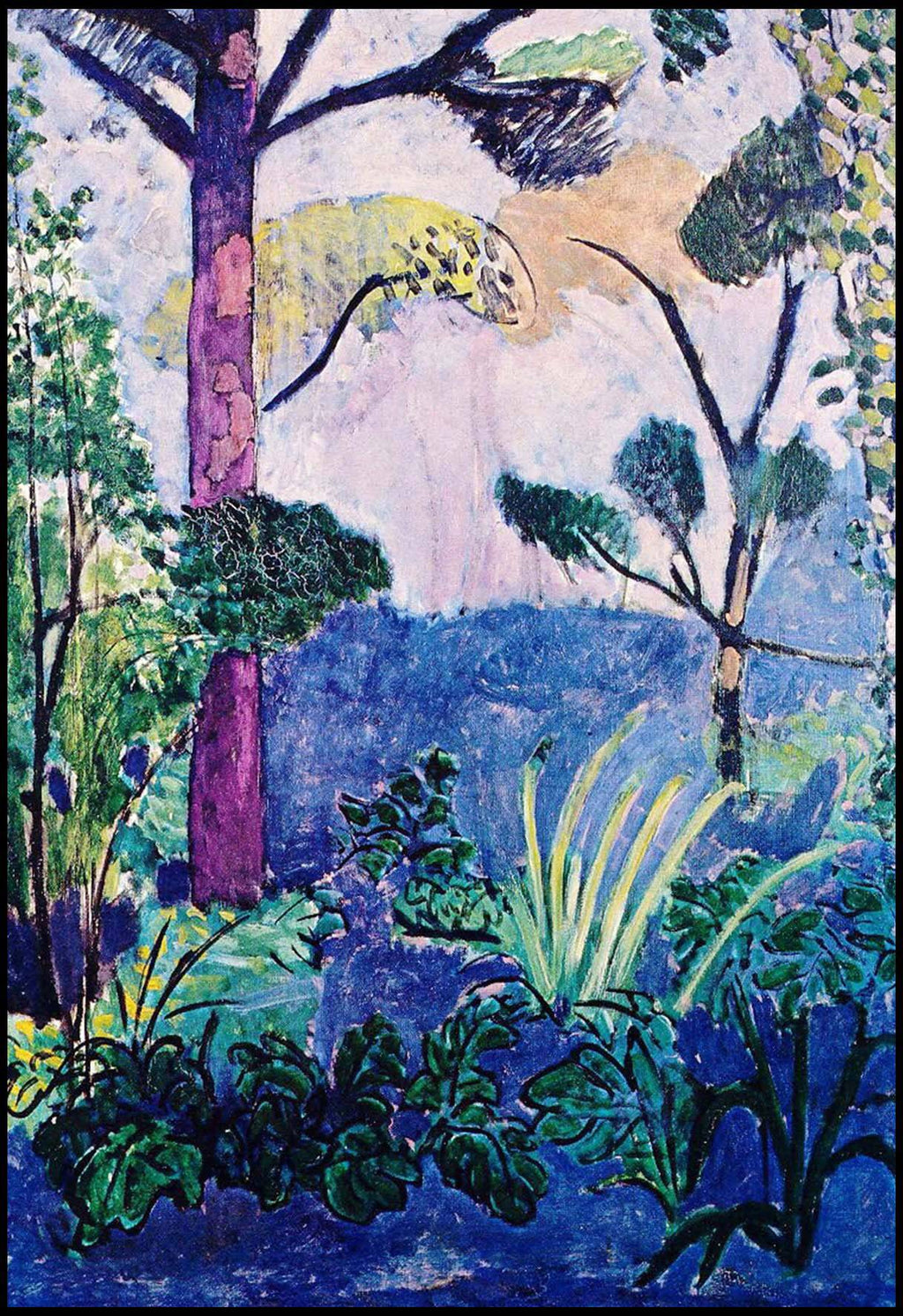 Set of 2 Henri Matisse Wall Art Prints – Profil de Femme & Moroccan Landscape – French Modernist Gallery Set