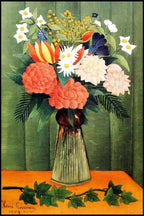 Henri Rousseau - Bouquet of Flowers with an Ivy Branch