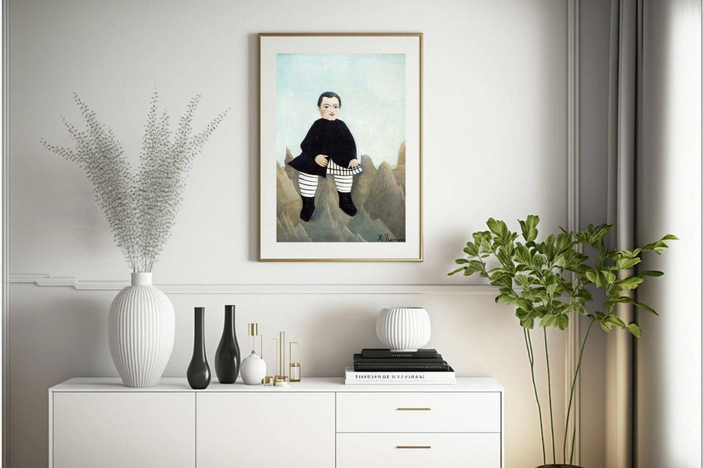 Henri Rousseau - Boy on The Rocks