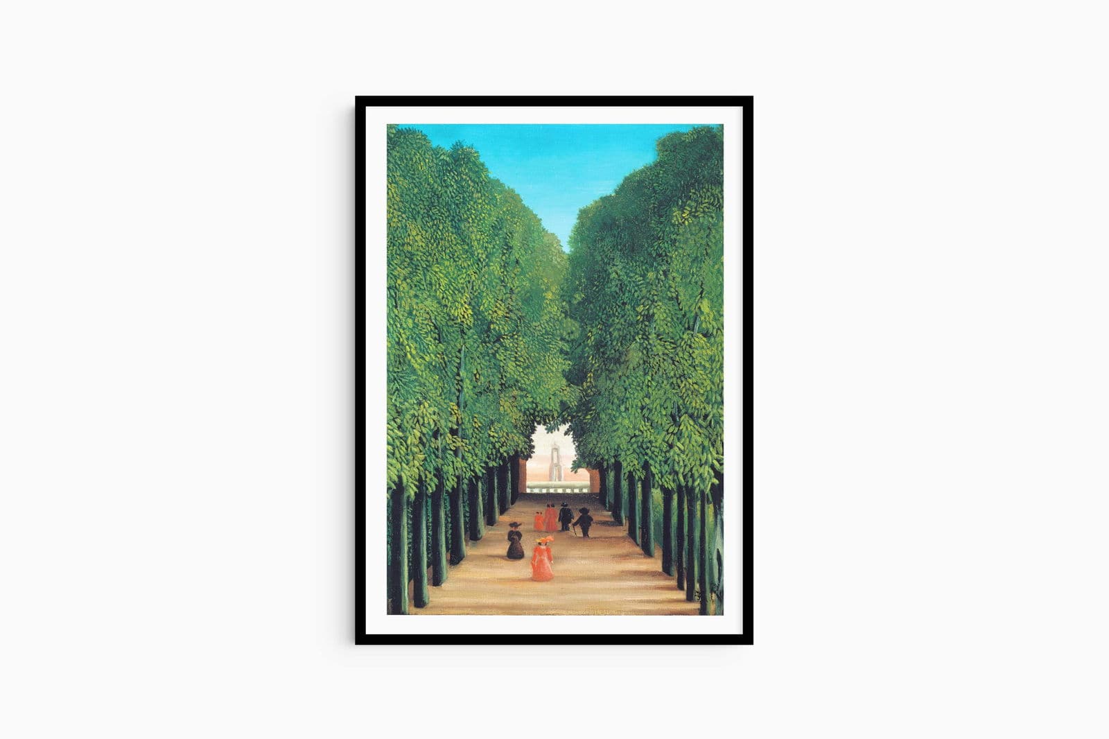 Henri Rousseau - The Avenue in Saint-Cloud Park