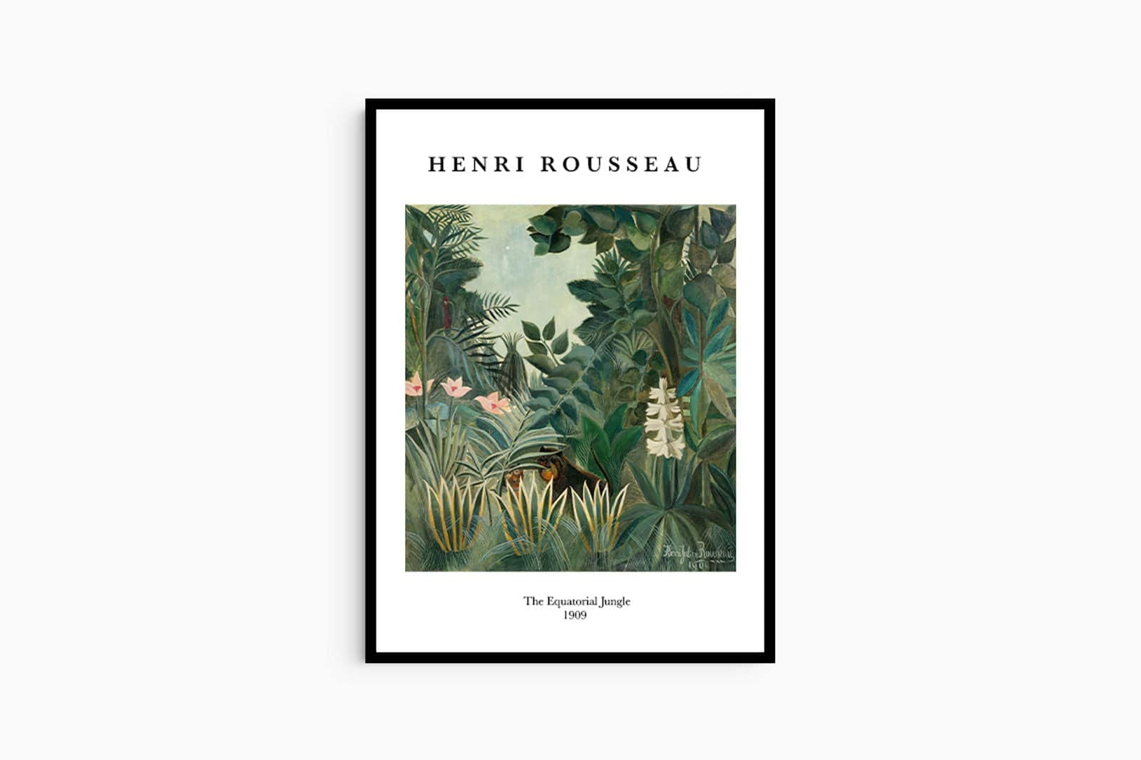 Henri Rousseau - The Equatorial Jungle Poster