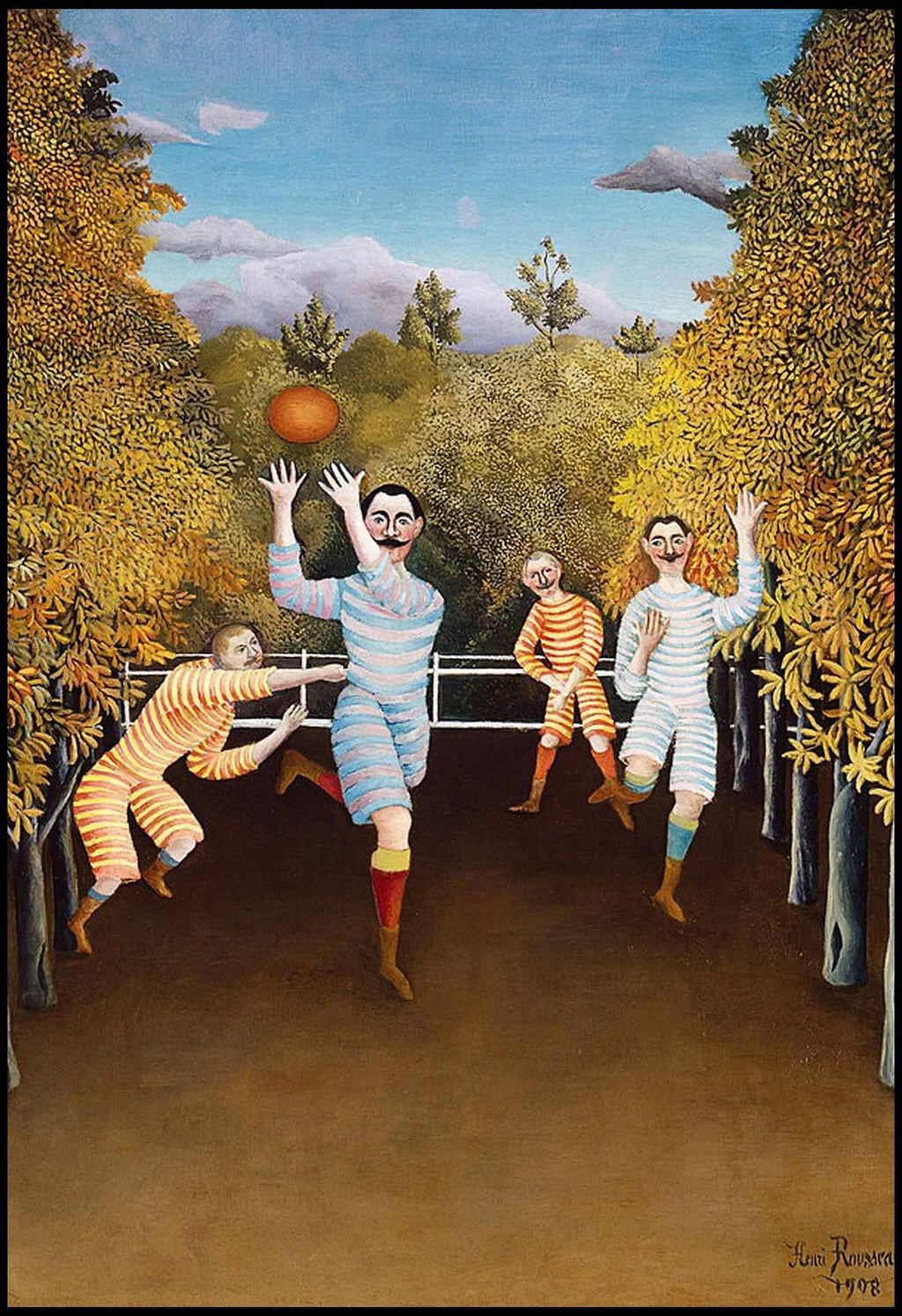 Henri Rousseau - The Football Players