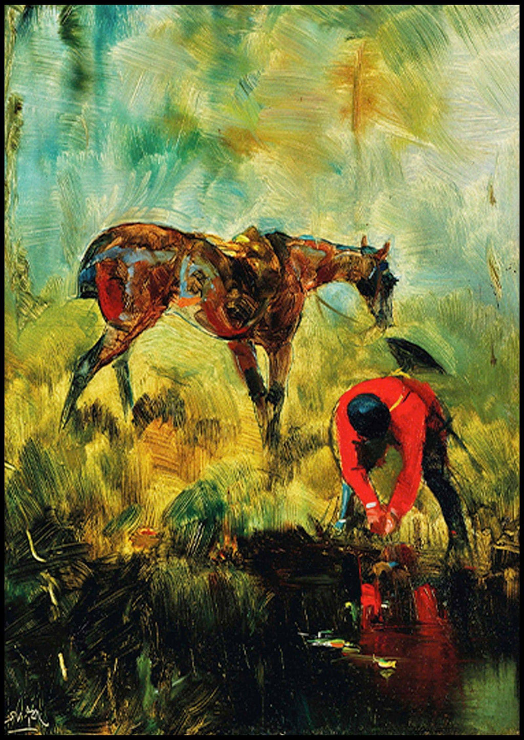 Henri de Toulouse-Lautrec - Cheval de Chasse à Courre