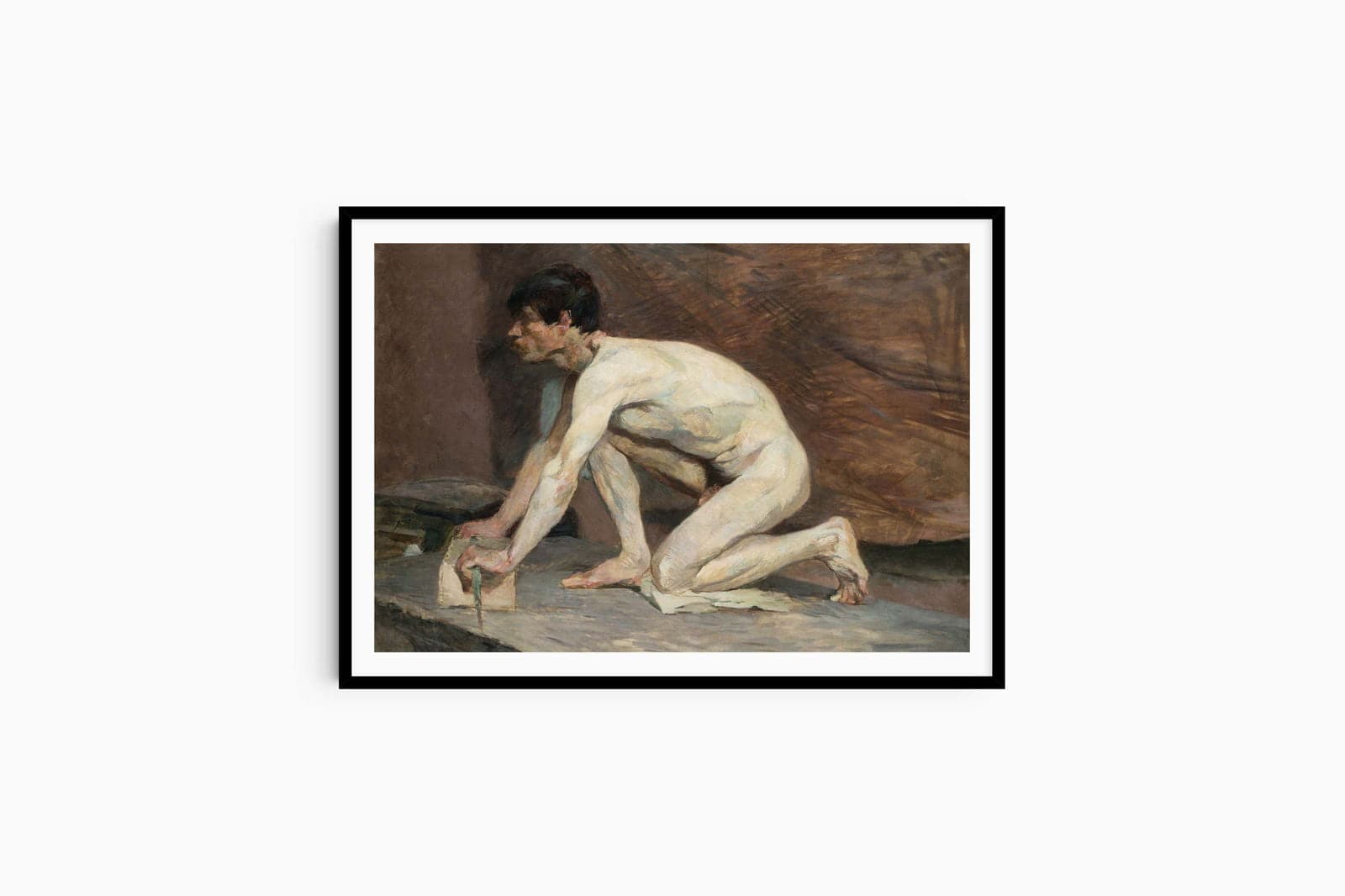 Henri de Toulouse-Lautrec - The Marble Polisher