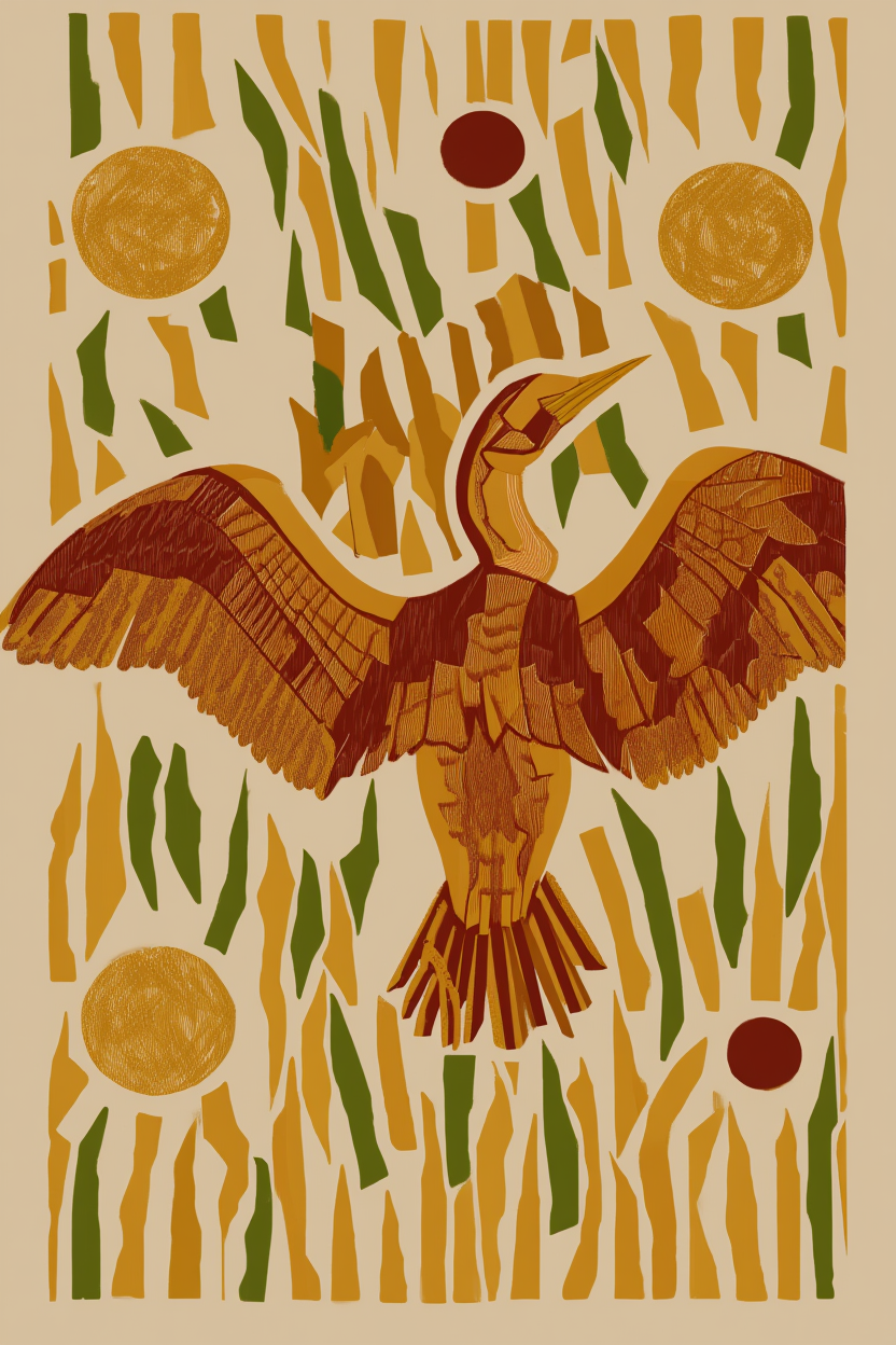 Set of 3 Stork, Heron & Crane – Minimalist Bird Art Prints