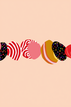 Set of 4 Colourful Dynamic Shapes – Modern Abstract Wall Art Prints - Hakyarts