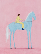 Horse and Rider | Contemporary Equestrian Wall Art