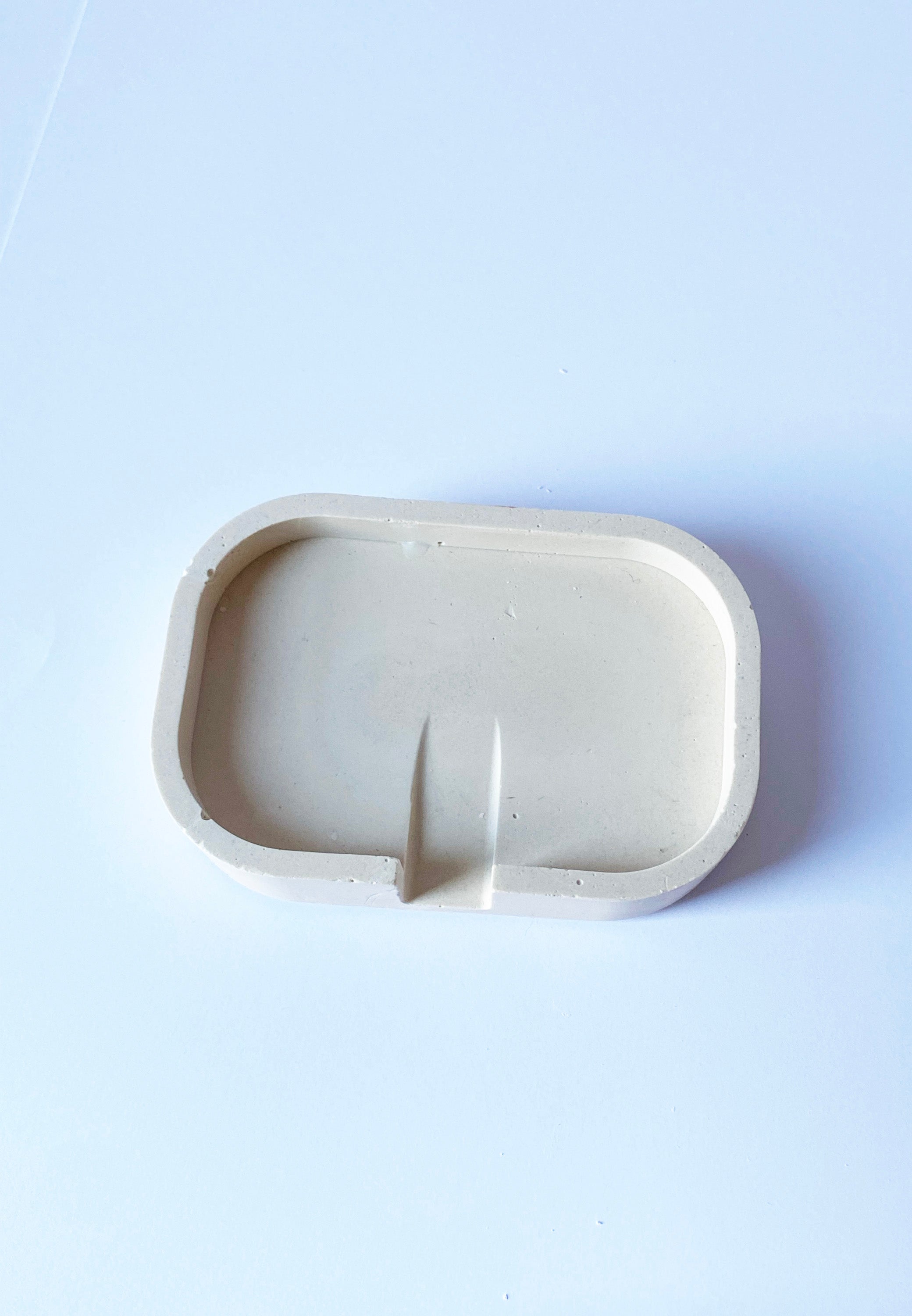 Minimalist  Soap Holder – White Cream Bathroom Decor