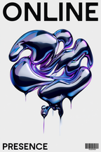 Online Presence Print – Modern Digital Concept Wall Art