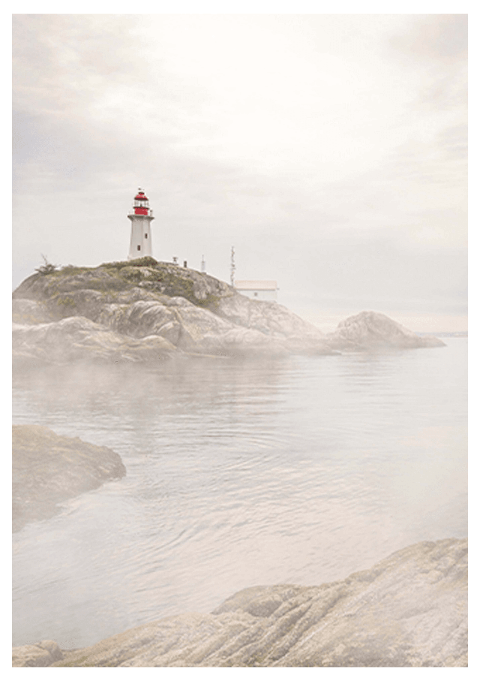 Island Lighthouse Poster - Hakyarts
