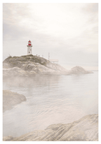 Set of 3 Coastal & Inspirational Wall Art Prints – Dog Lover, Island Lighthouse & Life Is Great Gallery Set