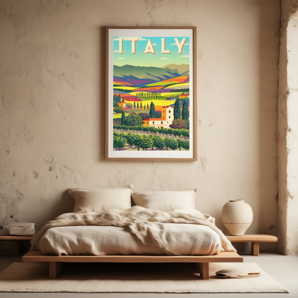 Italy Travel Poster - Hakyarts